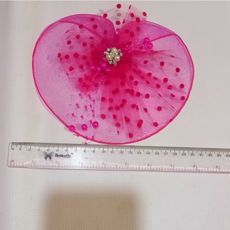 Jepit Jala Fascinator 3Mutiara-HeaJedpiece Pesta Wedding