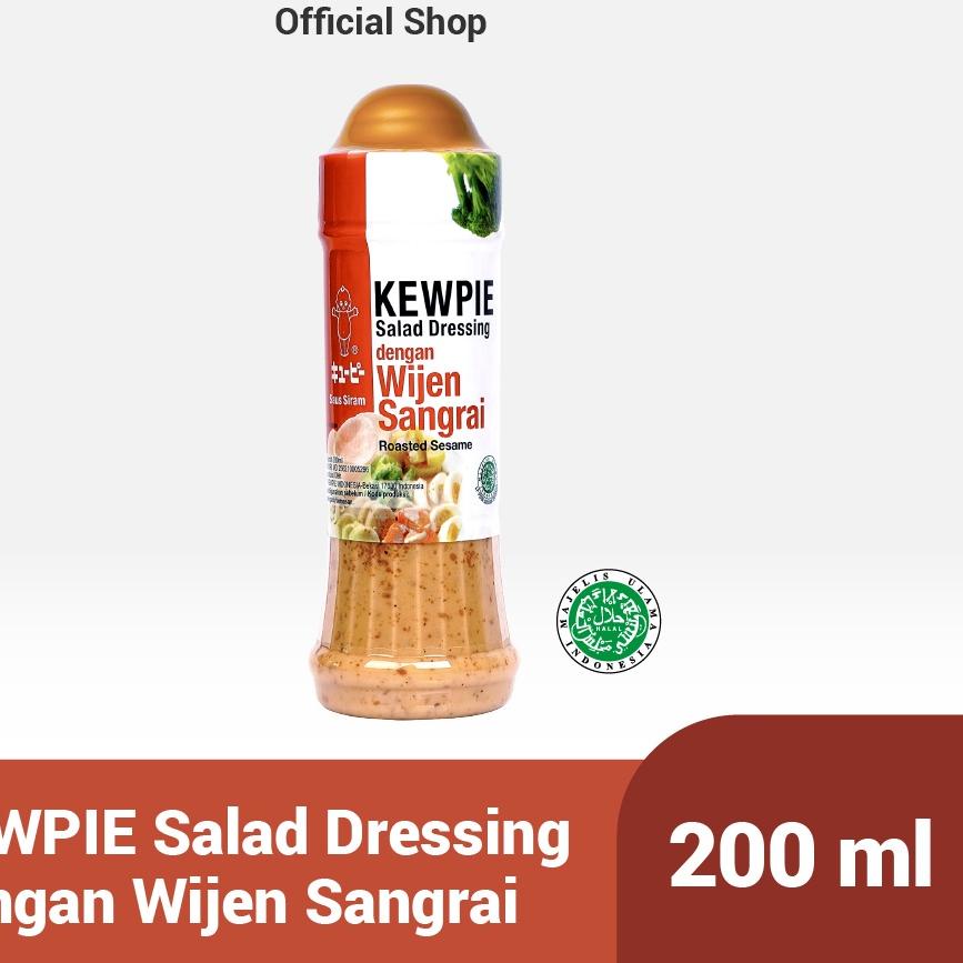 Jual KEWPIE Salad Dressing dengan Wijen Sangrai 200 ml Shopee Indonesia