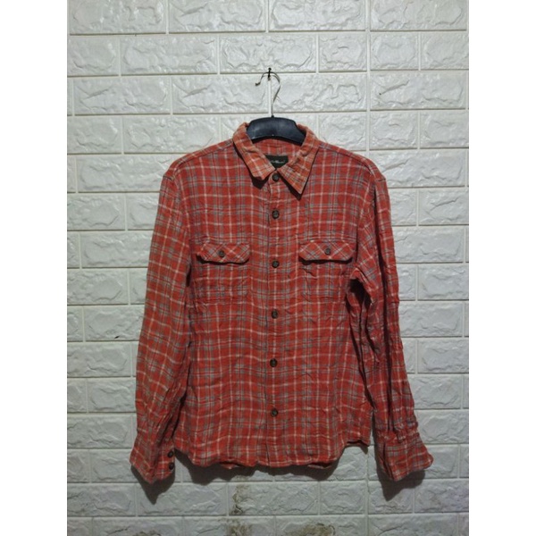 kemeja flanel eddie bauer second