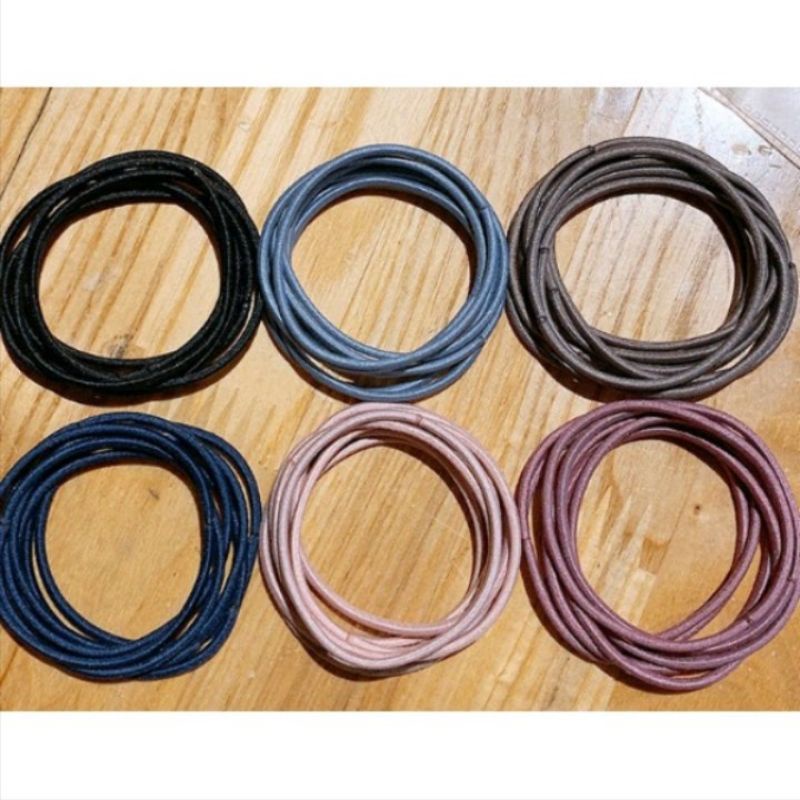 Ikat rambut elastis scrunchie korea karet rambut kucir rambut
