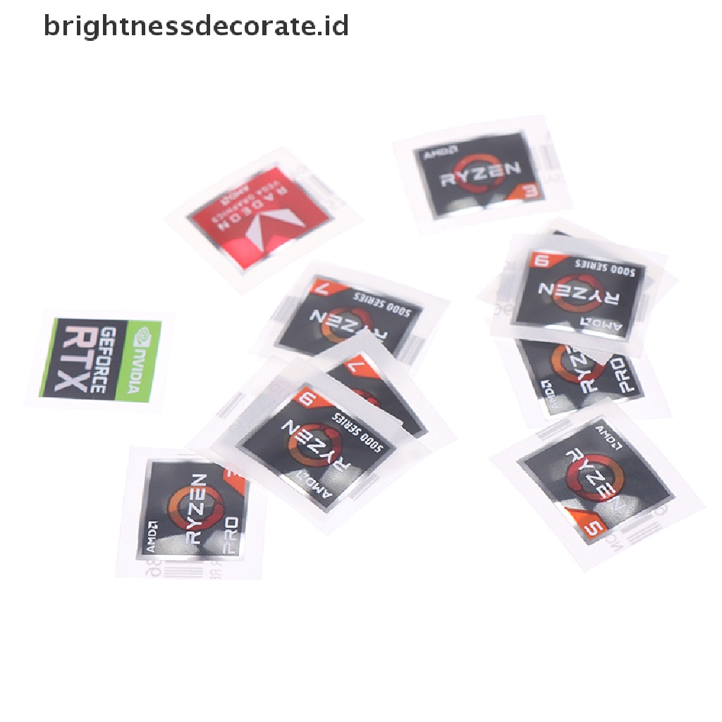 [Birth] Amd Processor Series Sticker ATHLON Ryzen R 3 5 7 Logo Generasi PRO7 Label [ID]