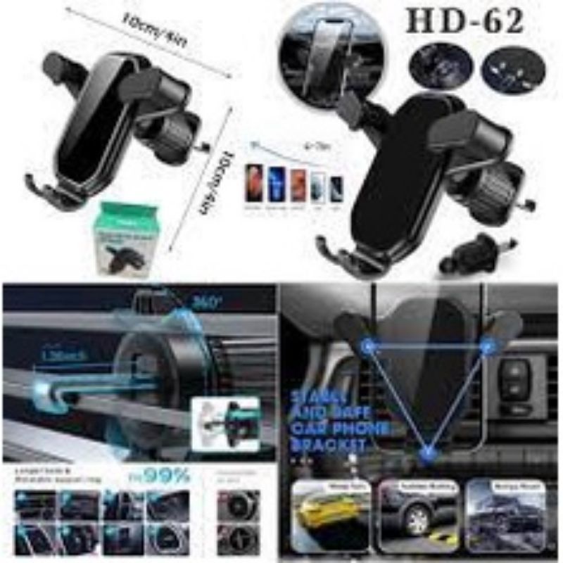 HOLDER MOBIL AC PHONE HOLDER HOOK CLIP CAR HOLDER KUALITAS BAGUS