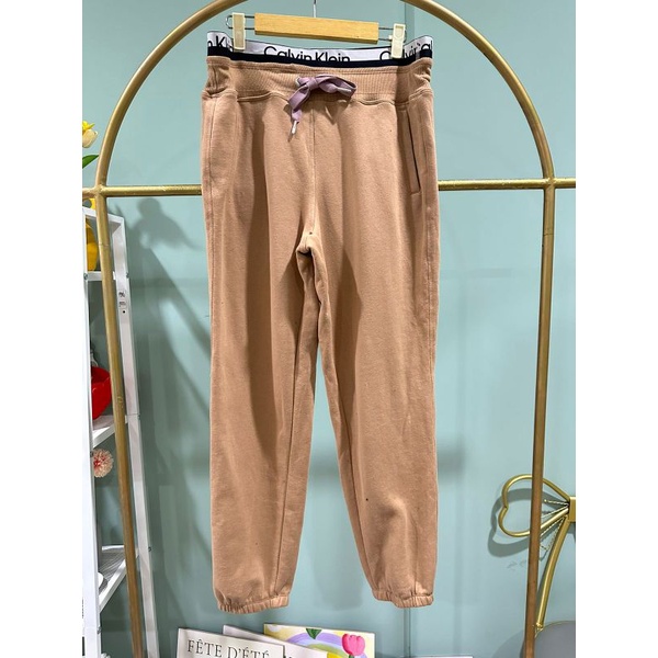 Branded Original Calvin Klein CK Jogger Celana Panjang Longpants Brown (Sisa Export)