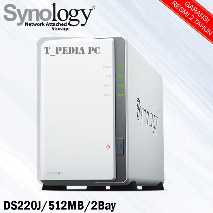 Dck Synology Ds220J Nas Network Storage 2Bay Backup Server Desktop Basic