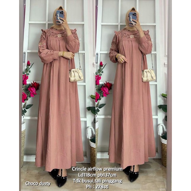 GAMIS PHOSPEMI/GAMIS BORDIR KONDANGAN MEWAH JUMBO