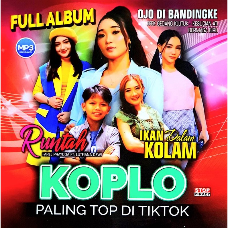 KASET CD MP3 LAGU DANGDUT KOPLO PALING TOP DI TOK TIK - KASET CD MP3 DANGDUT TERBARU - KASET CD DANG
