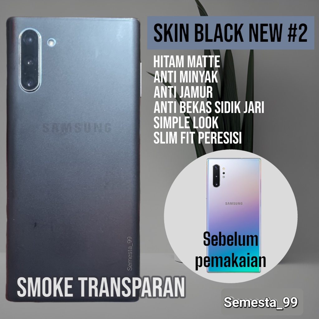 Smoke Black Skin Back Xiaomi Redmi 12C 2023/A1 10 2022/Redmi 105G 10A 10C/Redmi 9 9A 9T 9C 9i/8 8A P
