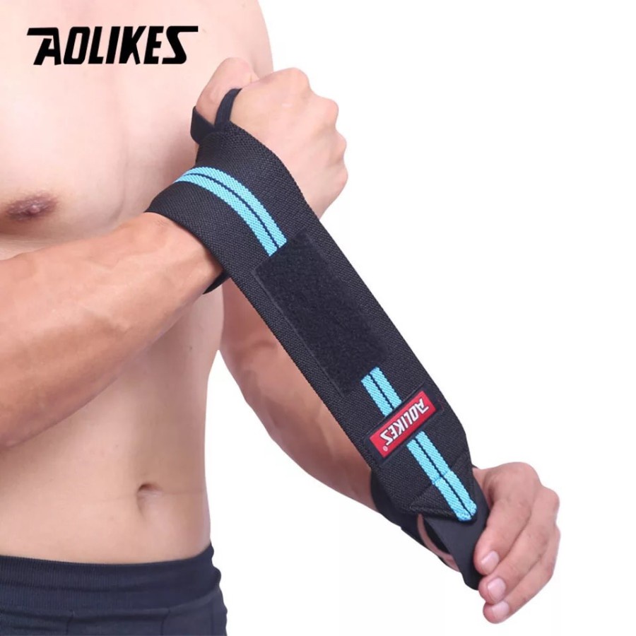 (COD) AOLIKES 1538 Hand Wrap Hand Wrist Strap Weight Lifting Wristband Handwrap Aolikes