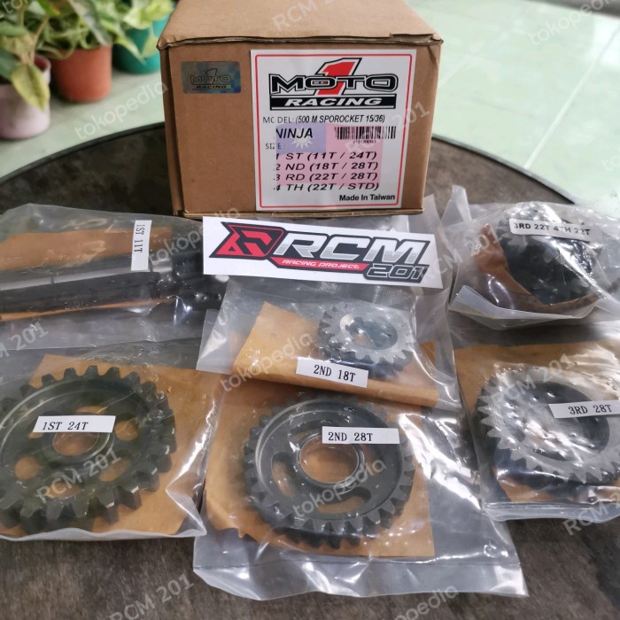 Rasio Ninja R SS RR 500m Sunmori Touring Kompetisi Gigi 1-4 Moto1  STOK TERBATAS