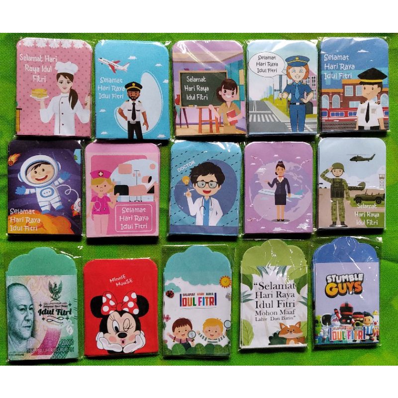 

Amplop lebaran karakter 1 pack isi 10 pcs