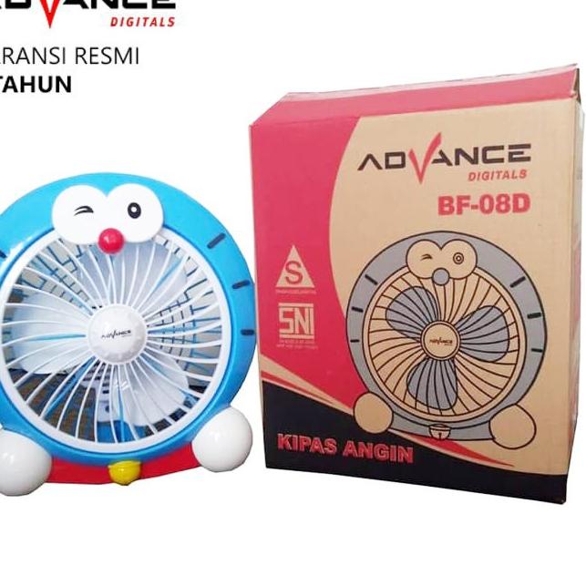 Promo Kipas Karakter / kipas duduk Advance BF-08D Doraemon