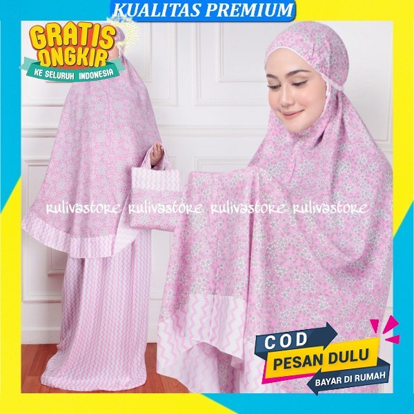 Cod Mukena Dewasa Andin Ikatan Cinta Jumbo Kd Full Renda Seroja Terbaru Mukena Dewasa Terbaru Bahan 