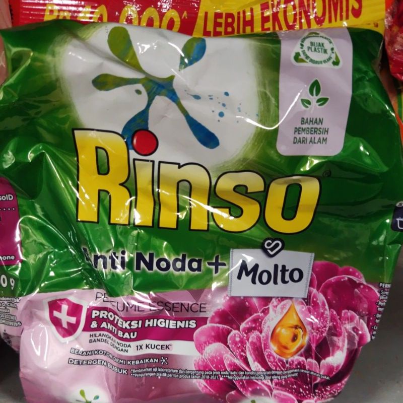 Rinso Anti Noda + Molto Perfume Essence 400 g