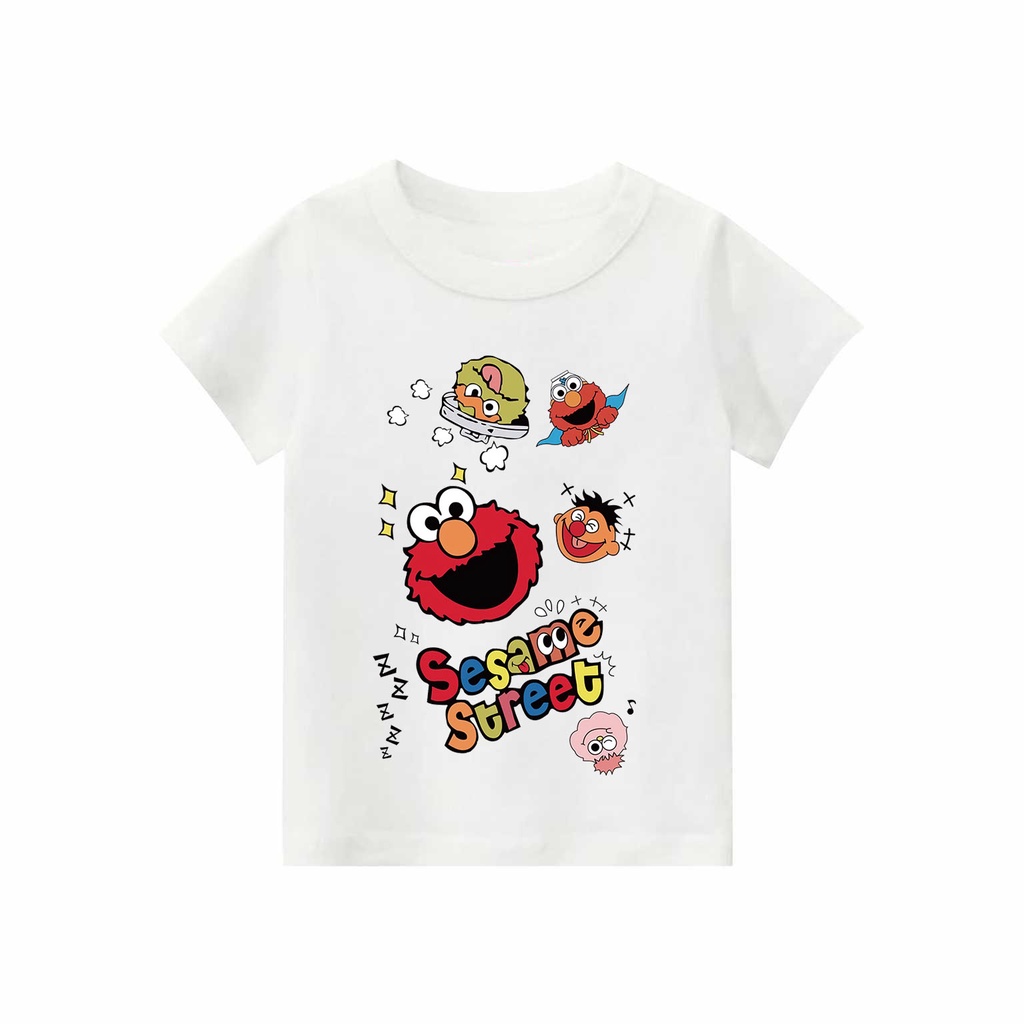 Kaos Anak laki-laki &amp; perempuan motif Elmo | kaos combed 30s printing | Kaos Distro anak