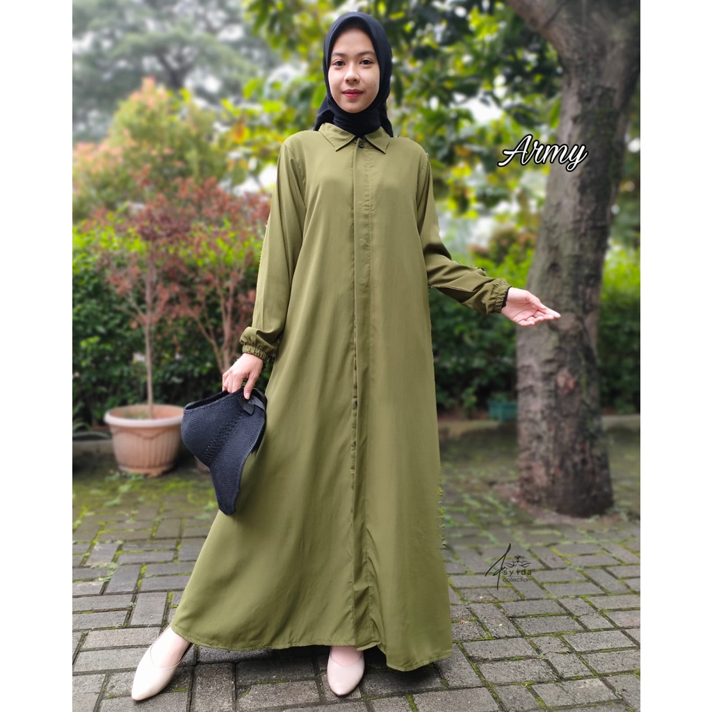 Gamis Dress Aurelia Wolfis Premium by Arsyida