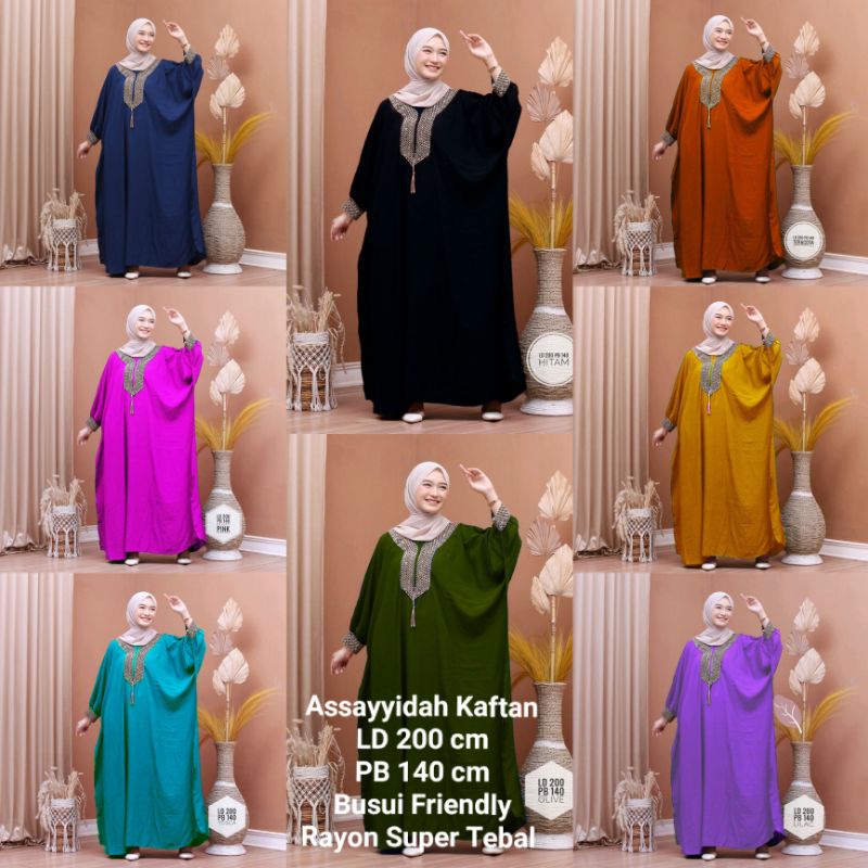 Kaftan Super Jumbo | Gamis Kaftan Model Terbaru