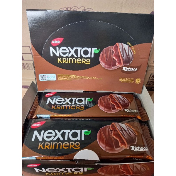 

nextar krimero choco cookie ( 1box isi 10pcs)