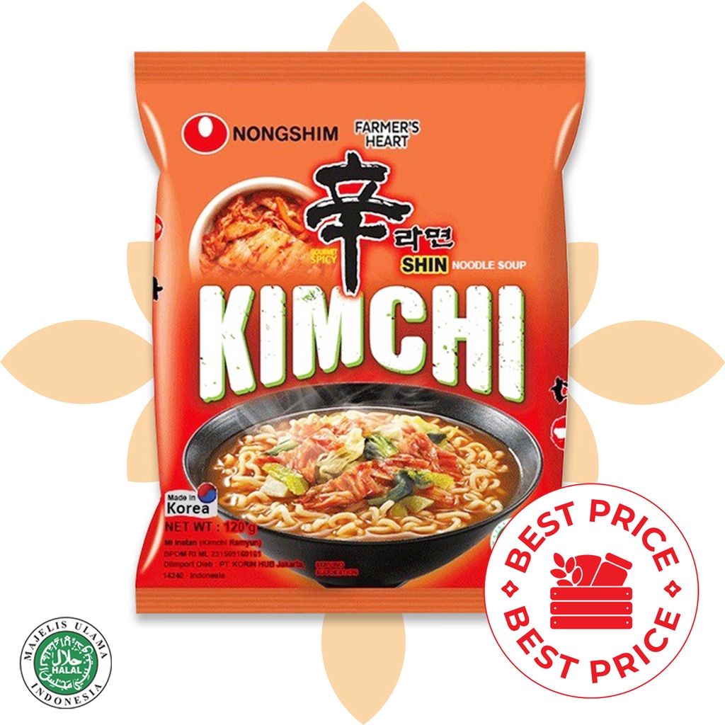 NONGSHIM - SHIN KIMCHI RAMYUN - 120 GR (MADE IN KOREA)