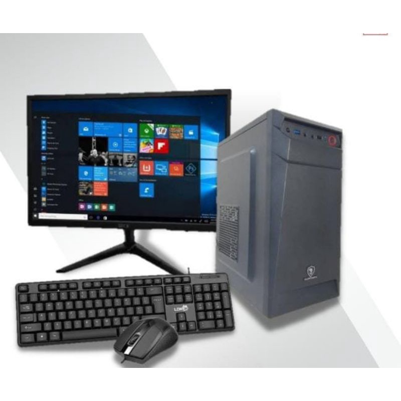 pc gaming editing core i7 ram 16 gb ssd 120 gb monitor 19 in