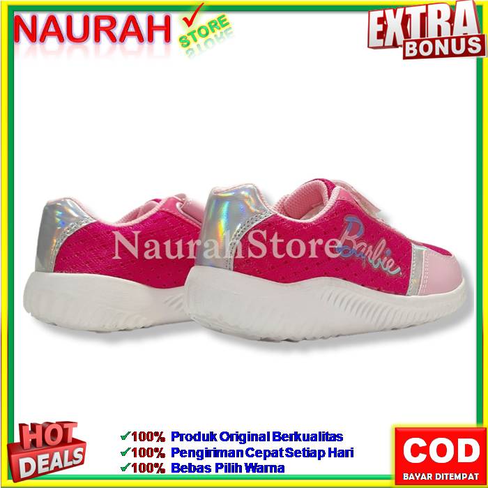 SEPATU ANDO ANAK NEW BARBIE GRAFITTY SNEAKERS ANAK 100% ORIGINAL KUALITAS IMPORT ANTI SLIP NYAMAN EMPUK AWET SOL