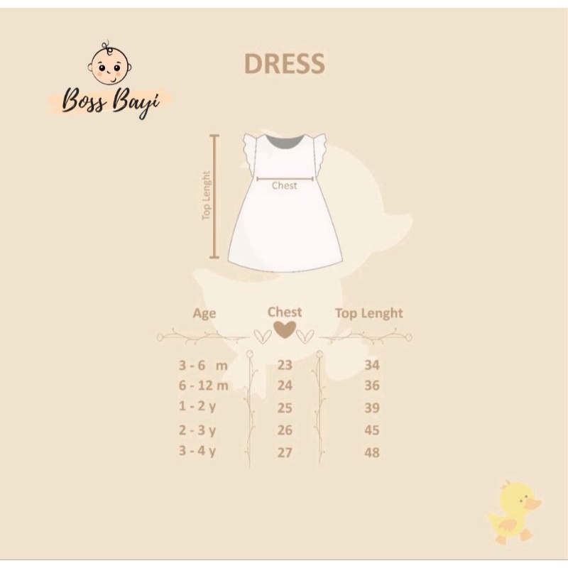 WINTEKU - Simpel Casual Ruffle Dress Bayi / Anak Perempuan