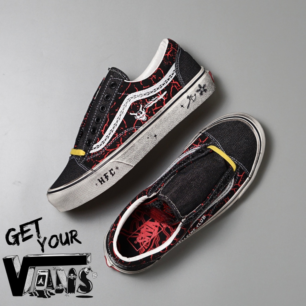 Vans Style 36 Old Skool x Stranger Things Hellfire Club Original 100% Bnib