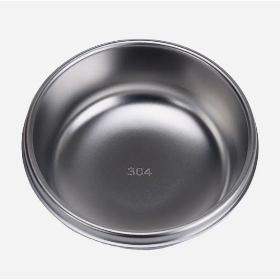 DEOSOFFICIAL -- KOTAK MAKAN STAINLESS STEEL 400ML 304 BABY CUP BOWL/KOTAK MAKAN BAYI ANAK KODE 6129