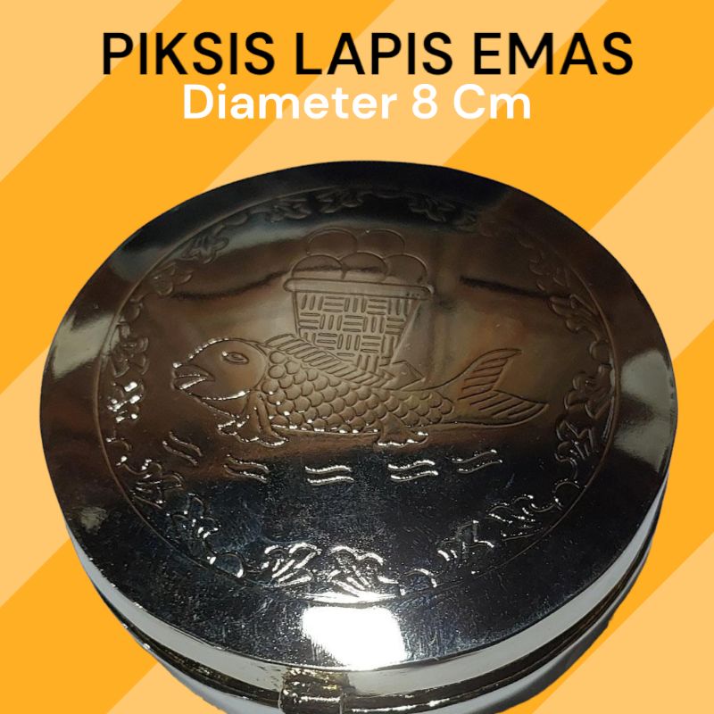 Piksis Imam Katolik/Diameter 8 Cm/Piksis Romo Katolik