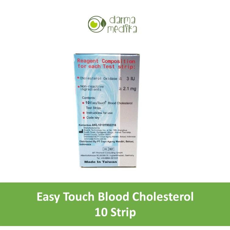 Strip EasyTouch easy touch colestrol kolesterol