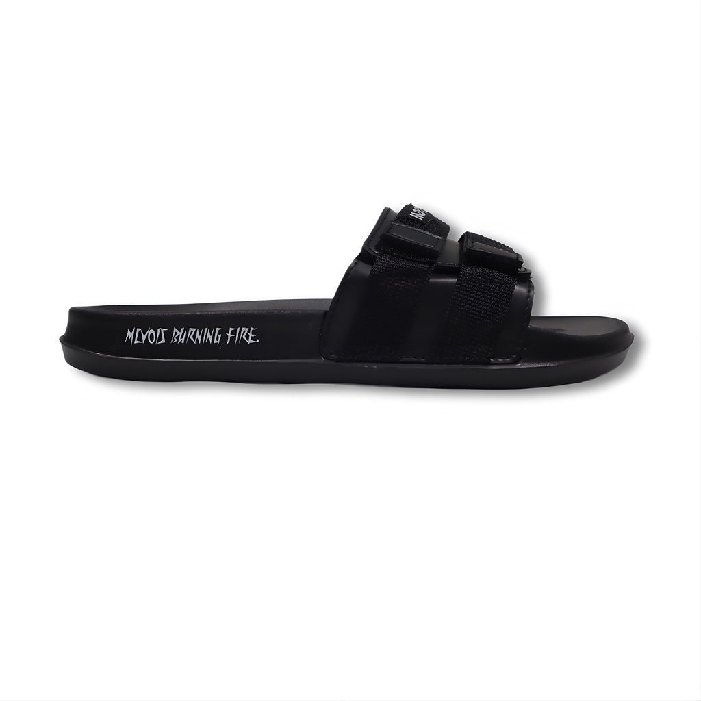 Mcvois Sandal Pria Slide Font Sandal Slip On Anti Licin