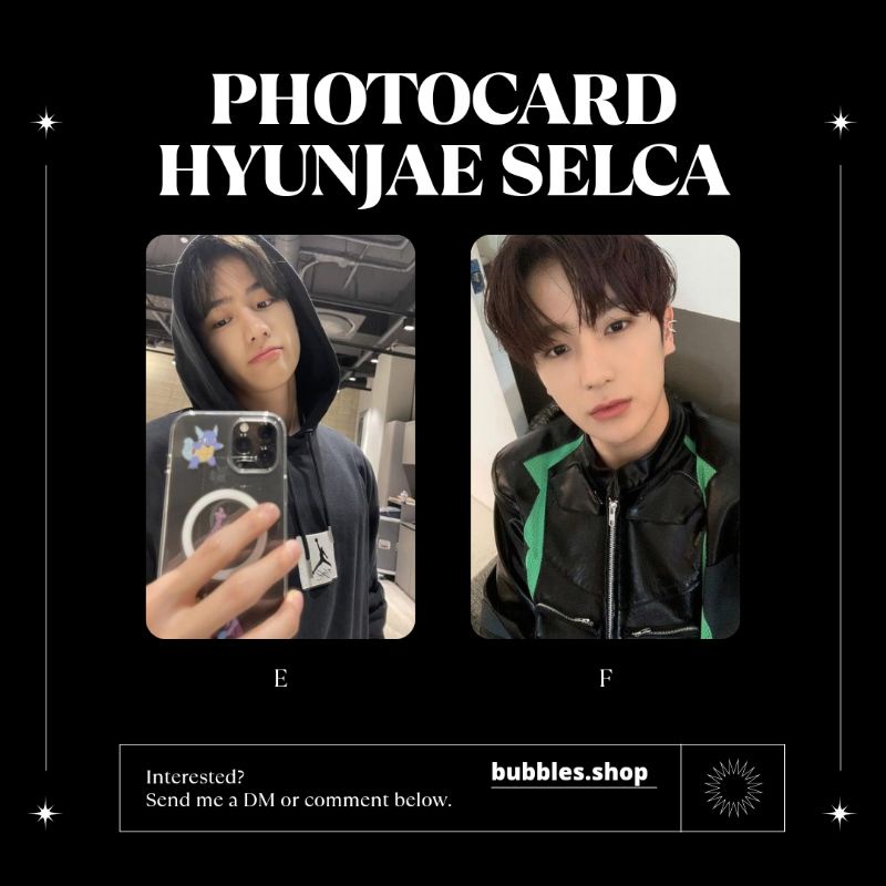 PHOTOCARD UNOFFICIAL LEE HYUNJAE THE BOYZ SELCA