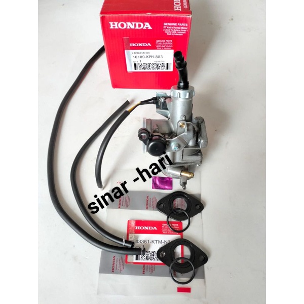 KARBURATOR KOMPLIT 2 AITM (KPH) HONDA ORIGINAL SUPRA X 125+KARISMA+KIRANA+ LAMA OLD