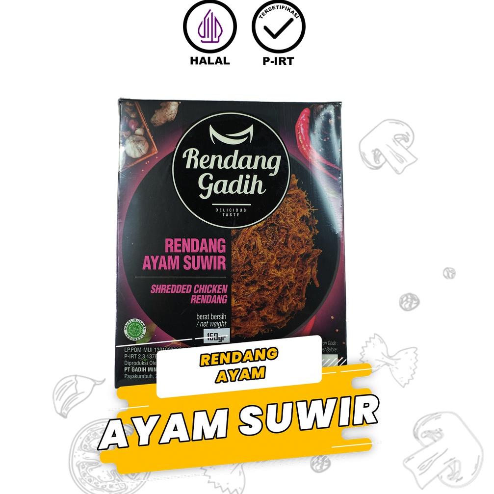 

Pasti Murah.. Rendang Daging Ayam Suwir Rendang Gadih 62