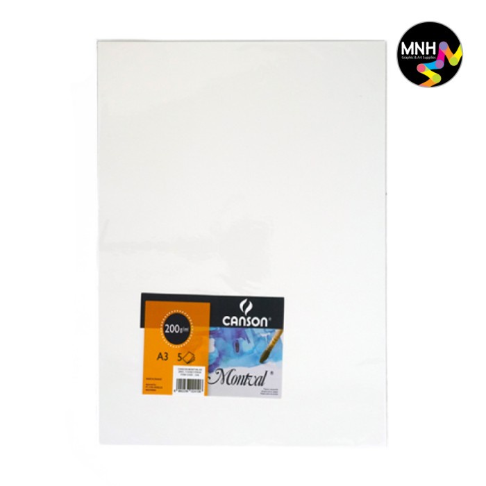 

CANSON MONTVAL A3 200G, 5 SHEET/PACK