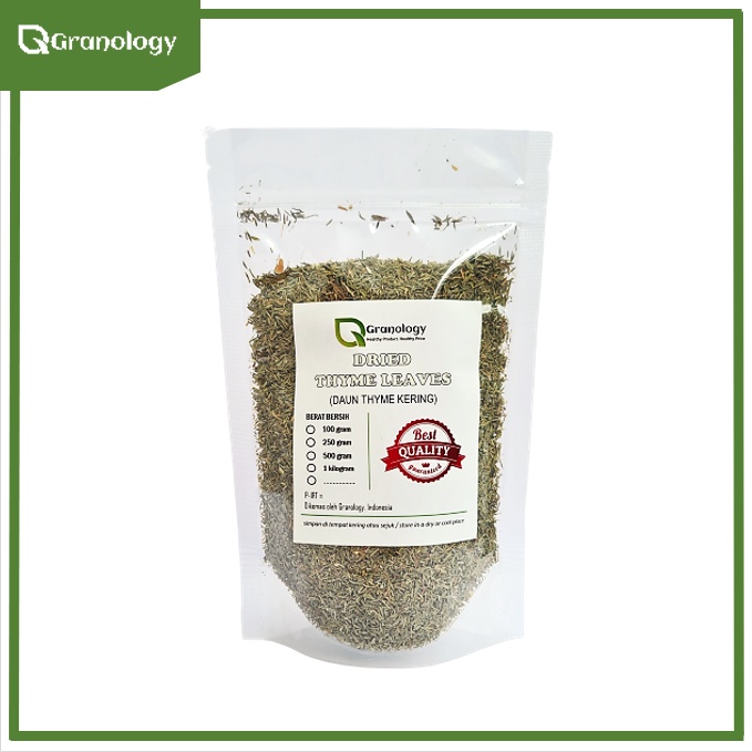 Daun Timi Kering / Dried Thyme Leaves (250 gram) by Granology