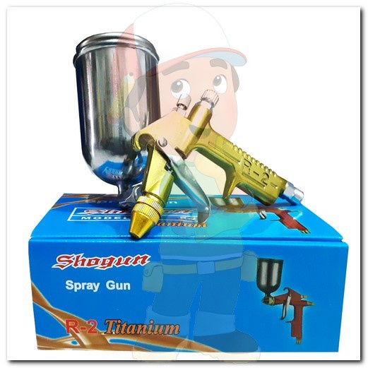 Spray Alat Penyemprot Cat Spet 200Ml Titanium - Shogun Spray Gun R2 / K2