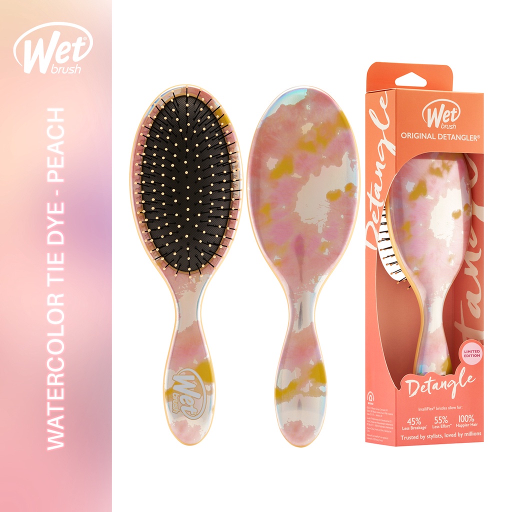 The Wet Brush Detangler Watercolor Tie Dye / Motif Series