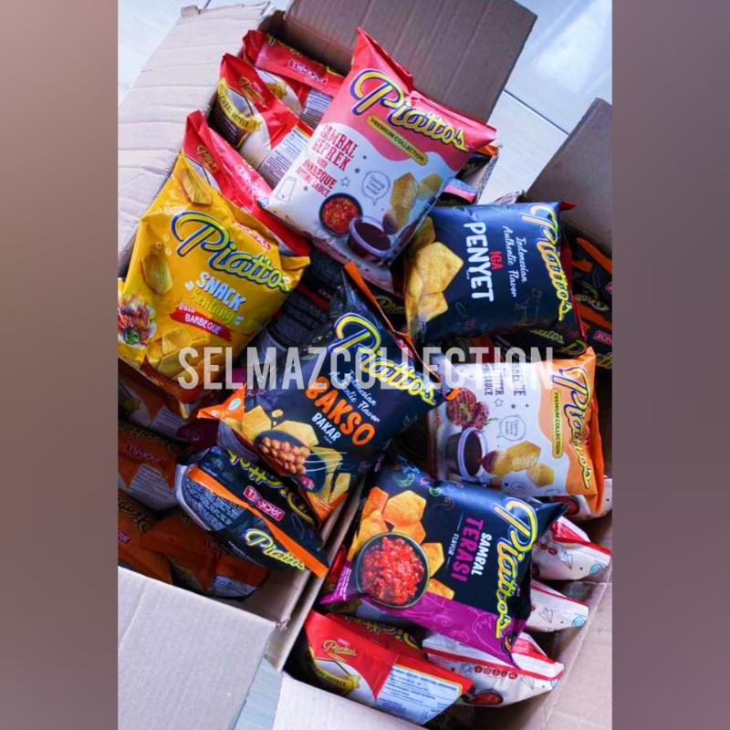 Piattos 75gr Snack Kentang Piatos 75 gr Jack 'n Jill Kentang Snack Cemilan