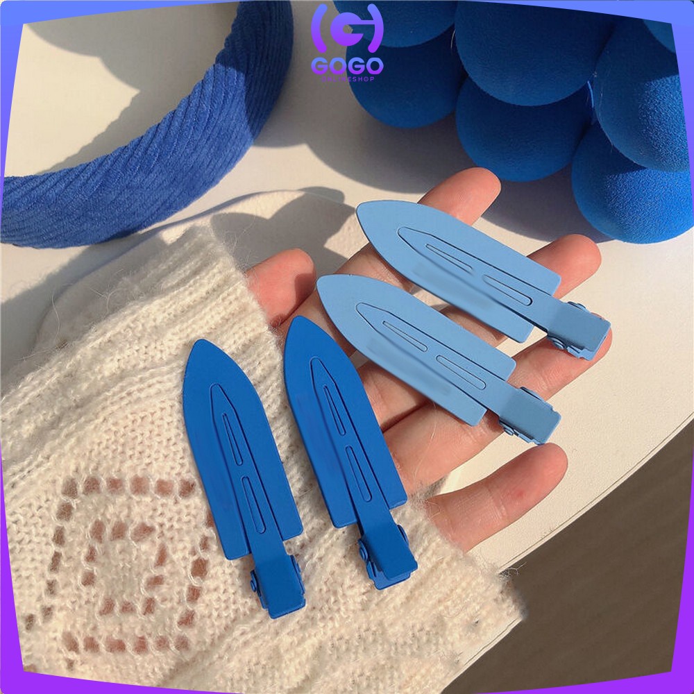 GOGO-C769 Jepit Rambut Korea Wanita 3IN1 Motif Polos Warna Warni / Set Hair Clip Jepitan Aksesoris Rambut Cewek Kekinian Import