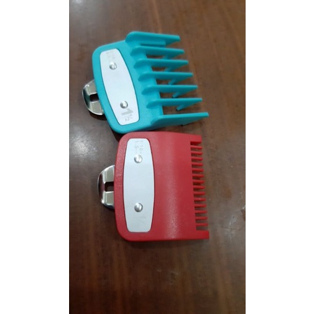 sepatu potong rambut clipper wahl 0.5 dan 1.5 rambut set 2 pcs sepatu potong rambu wahl sepatu ukuran wahl guard comb 0.5