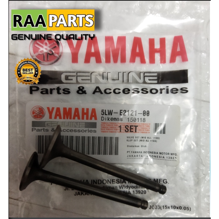 Klep Set Payung Klep Valve In Ex [5LW] Yamaha Mio Sporty/Smile/Soul/Fino/Karbu/5TL