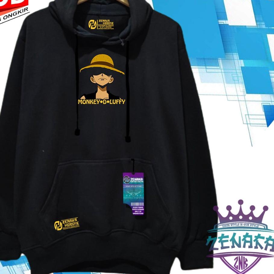 TNS896 Sweater pria anime one piece marun Sweater pria distro original 100% halus tebal Jaket pria t