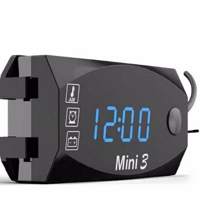 SIA294 Voltmeter 3 in 1  waterproof universal variasi Voltmeter 2in1 Voltmeter aki Waterproof <<>>