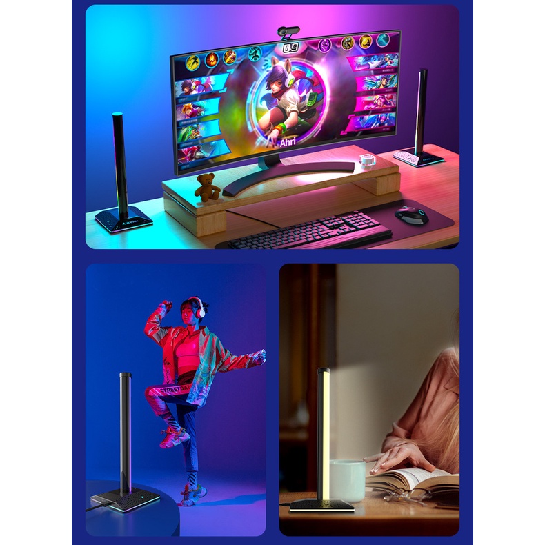 MONASCO Earphone Bracket Hanging RGB Light Komputer