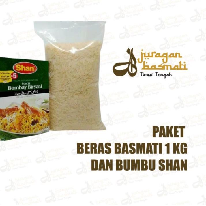 

LIL281 PAKET BERAS BASMATI 1KG & BUMBU SHAN BRIYANI |||