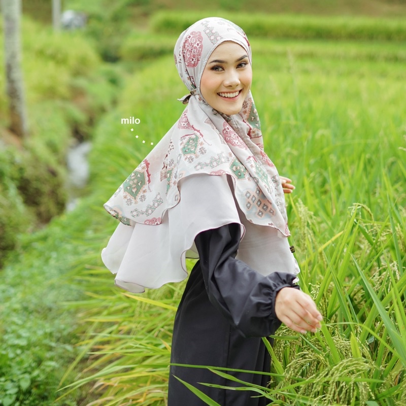 Koyu Hijab Instan Bergo Nashwa 2layer