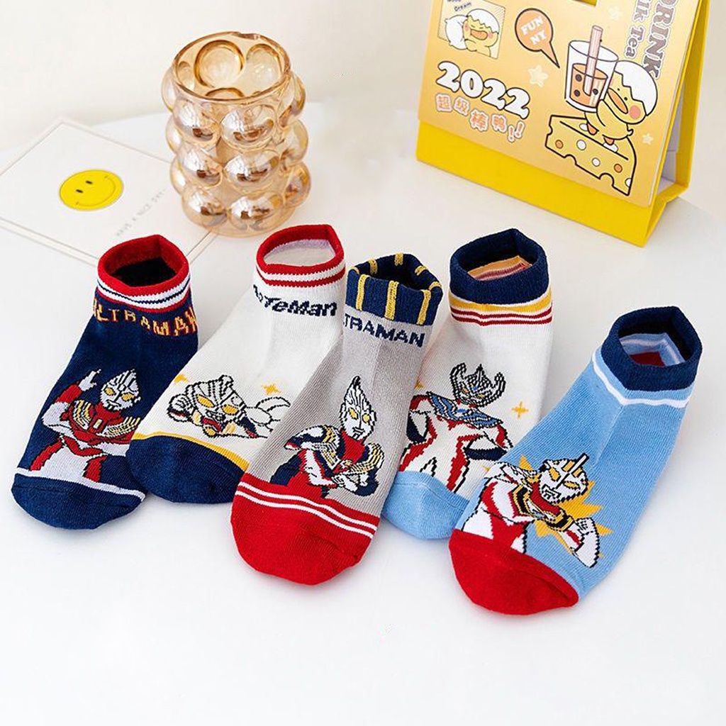 INFY - Kaos Kaki Ultraman Anak Laki Laki Import KK036