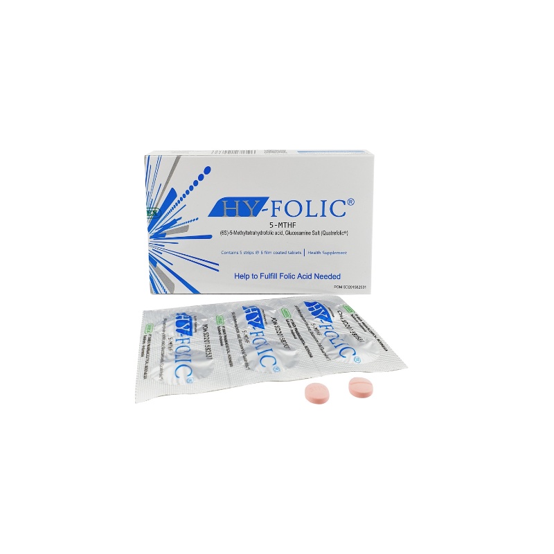 HY-FOLIC (1strip) / Asam Folat / Promil
