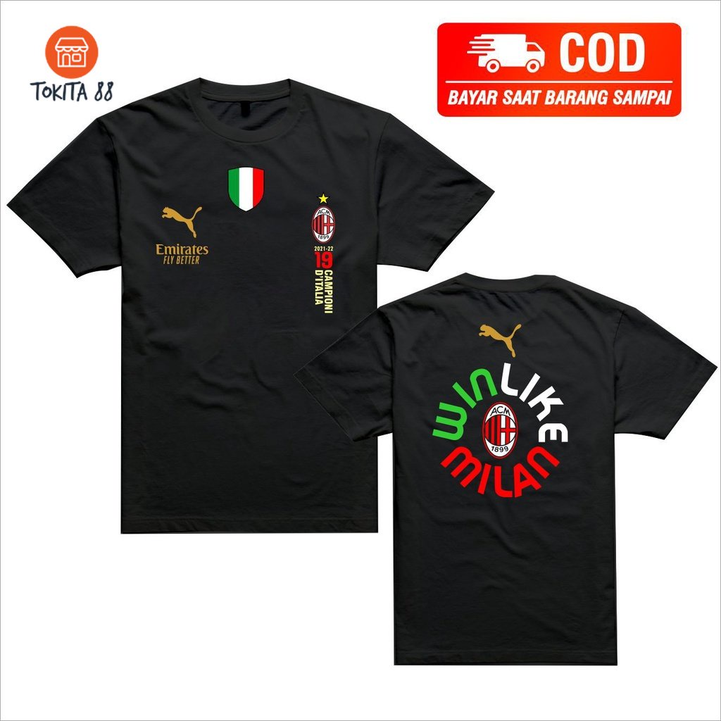 KAOS PRIA AC MILAN WIN LIKE MILAN. KAOS ROSONERI. KAOS CURVASUD. MAOS MILANISTI. KAOS DISTRO ORIGINA