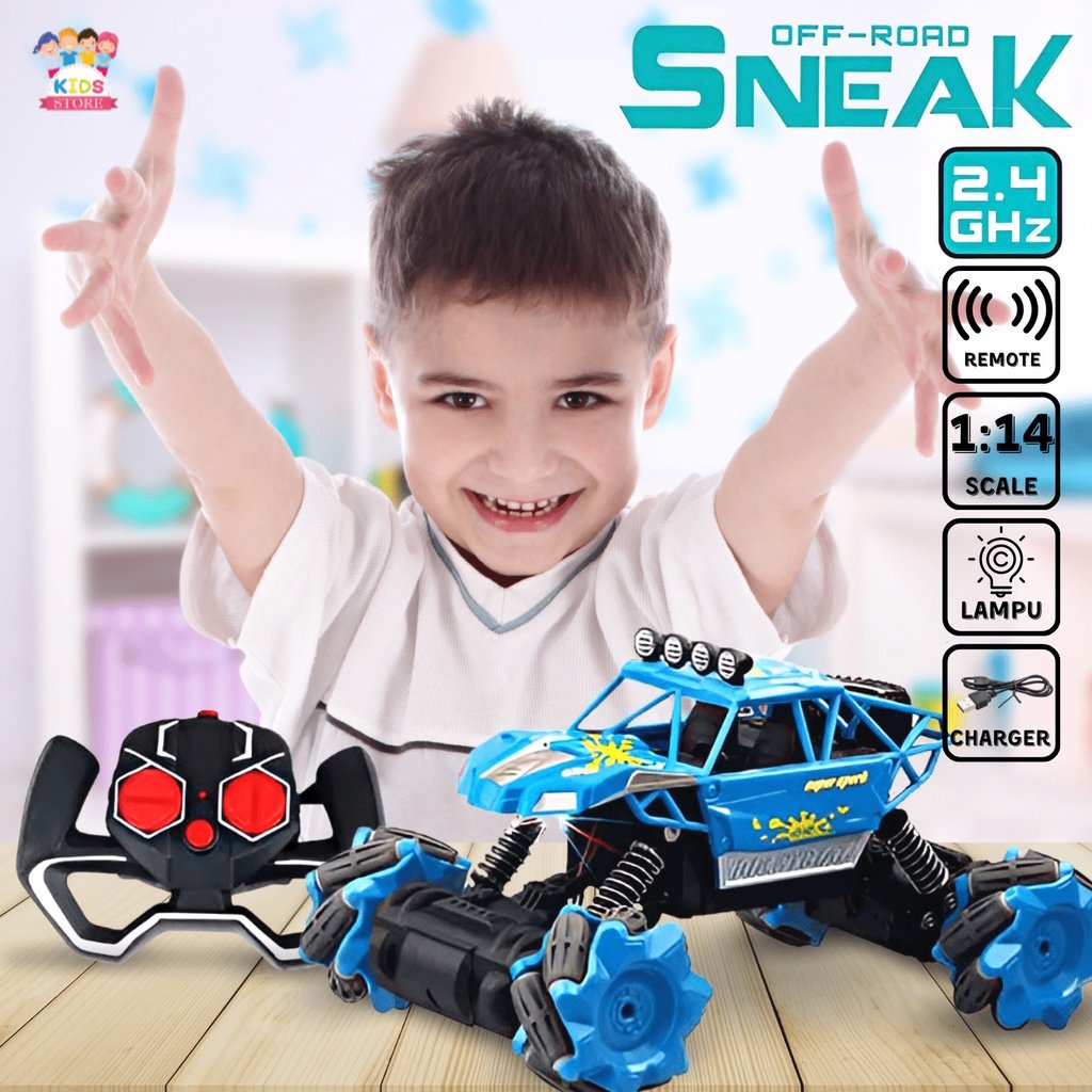 Mainan Mobil Remote Control Besar | Mainan Anak Laki Laki Mobil Mobilan RC Off Road Sneak 1:14 | Mainan Terbaru 2023